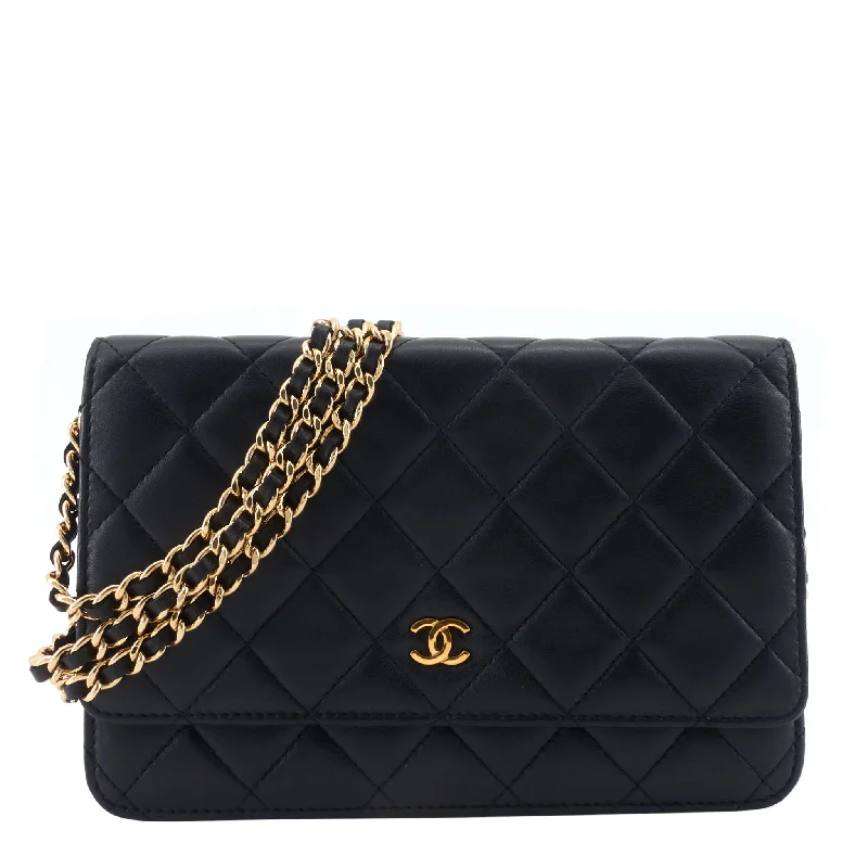 Chanel Medium Tote Bag for Office LadiesWallet on Chain Lambskin Leather Bag