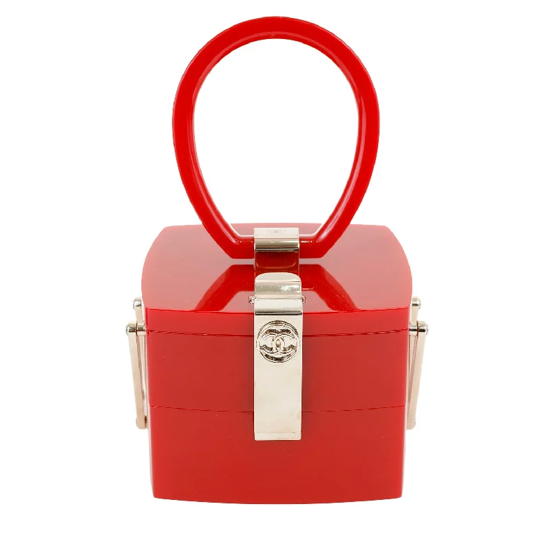 Chanel New Arrival Handbag with Gold HardwareChanel Red Lucite Devil Wears Prada Runway Bag