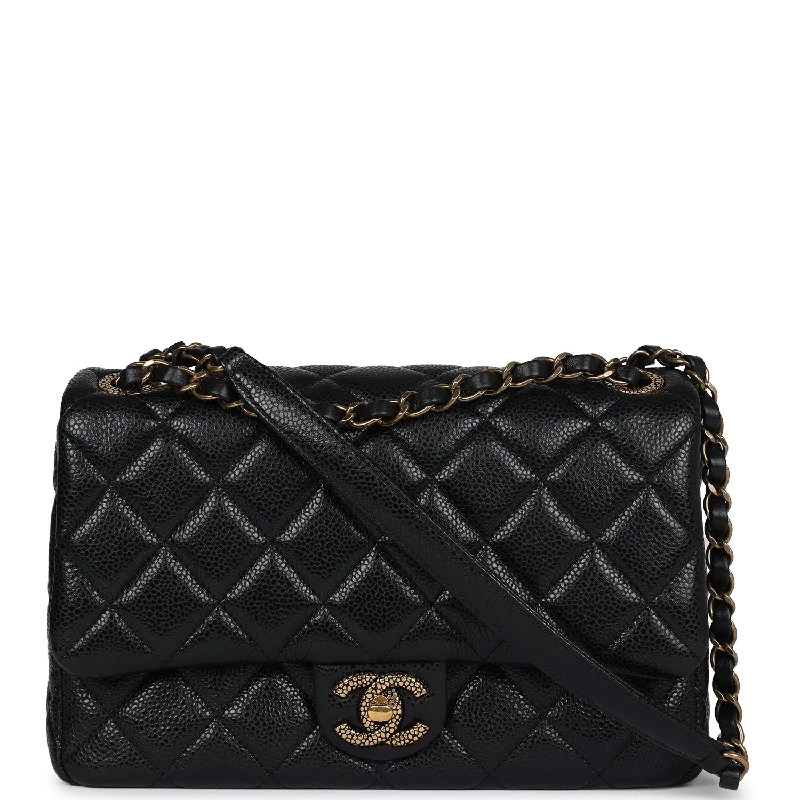 Chanel Designer Handbag with Unique DesignChanel Small Flap Bag Black Caviar Gold Hardware