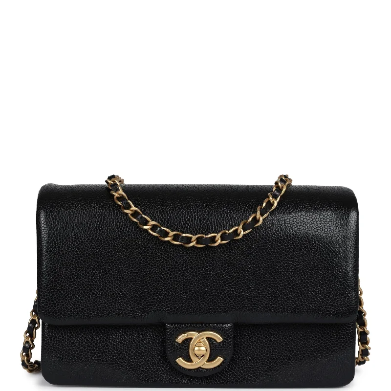 Chanel Limited Edition Handbag for CollectorsChanel Small Flap Bag Black Shiny Caviar Brushed Gold Hardware