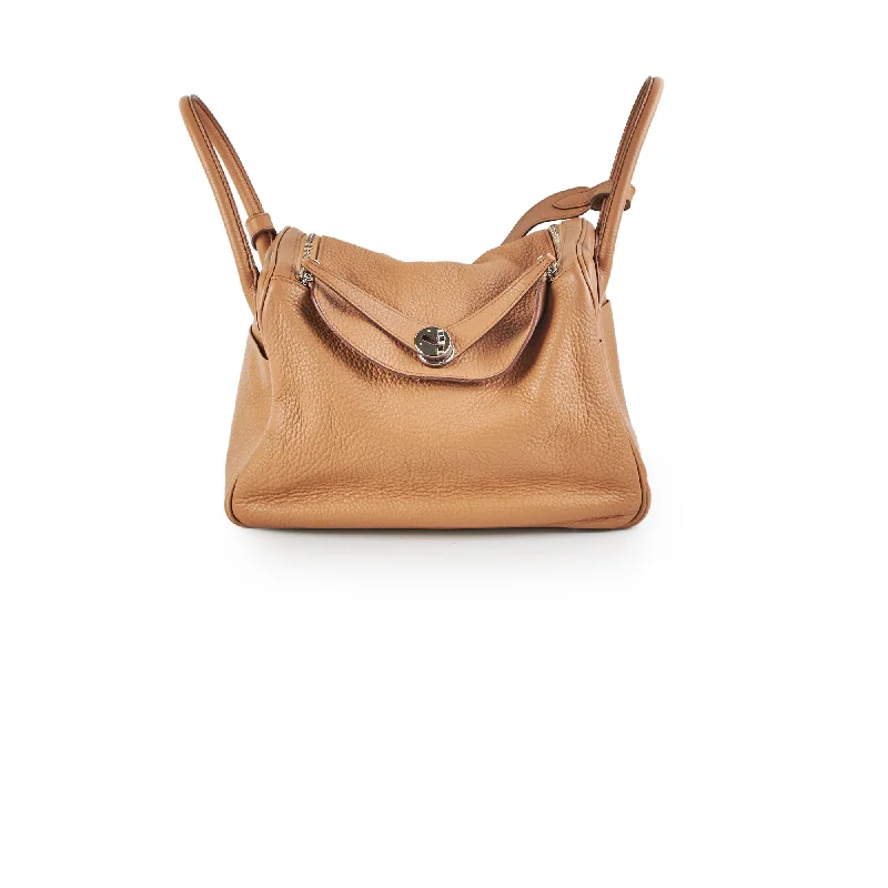 Hermes Bags with Magnetic and Twist - Lock ClosuresHermes Lindy 30 Beige - M Square