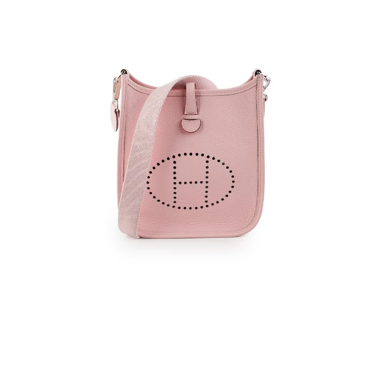 Hermes Lindy Bags in Seasonal Print CollaborationsHermes Mini Evelyne Rose Sakura - X Stamp