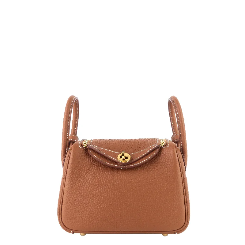 Hermes Sac a Depeches Bags with Antique - Style HardwareLindy Mini 20 Clemence Leather Bag