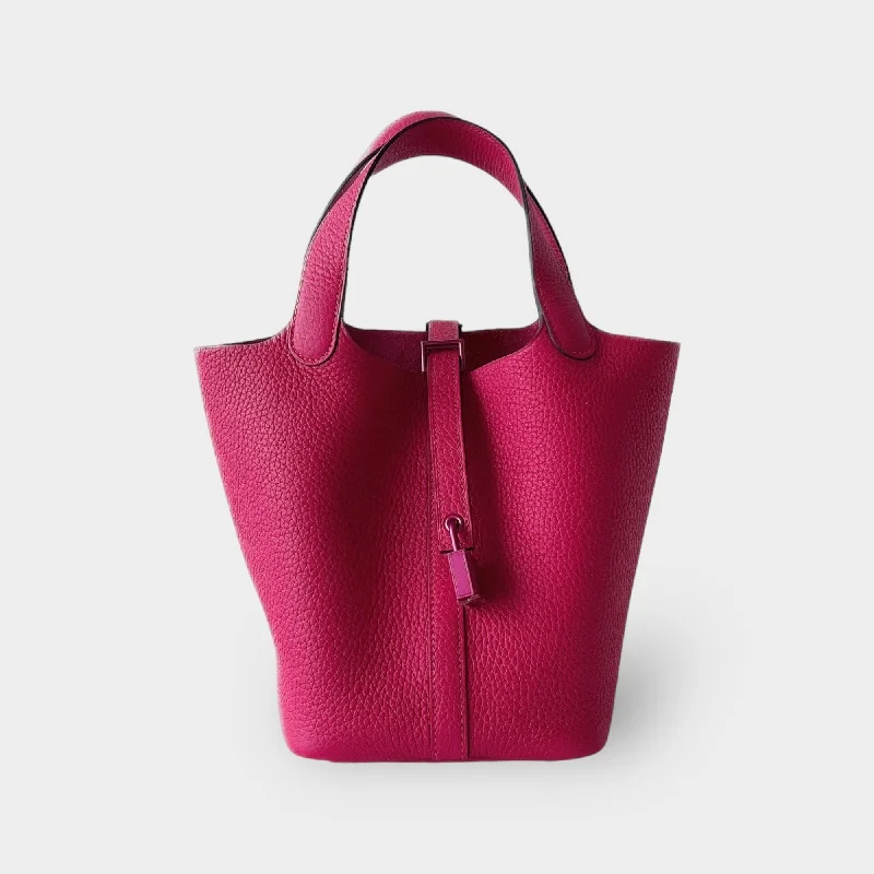 Versatile Hermes Arceau Bags for Different OccasionsHermes Rare Picotin Lock Bag 18 In So Pink, Rose Mexico Clemence Leather And Pink Hardware