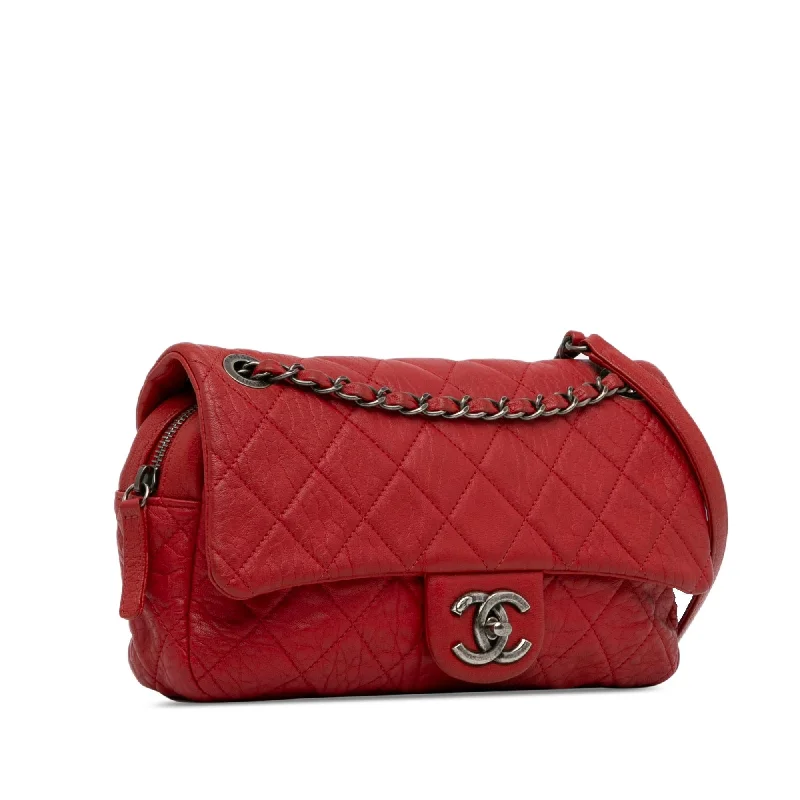 Chanel Handbag with Adjustable Strap for ComfortChanel Medium Calfskin Easy Flap (oDwhII)