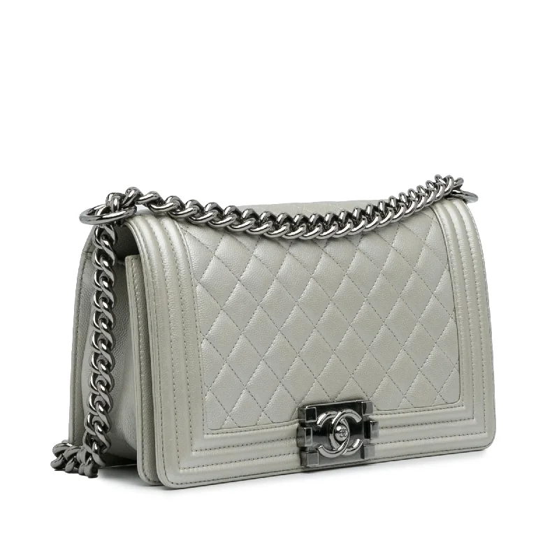 Chanel Luxury Handbag for High - End EventsChanel Medium Caviar Boy Flap Bag (ajMQXj)