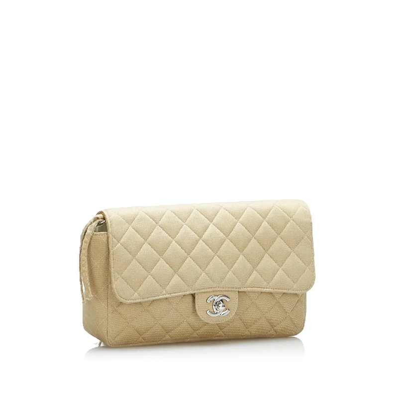 Chanel New Arrival Handbag with Gold HardwareChanel Medium Classic Jersey Double Flap (Zk5lEO)