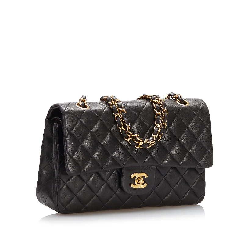 Chanel Lightweight Handbag for Daily ErrandsChanel Medium Classic Lambskin Double Flap (37068)