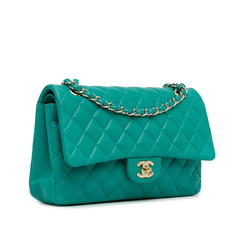 Chanel Colorful Handbag for Spring OutfitsChanel Medium Classic Lambskin Double Flap (7Ji2lw)