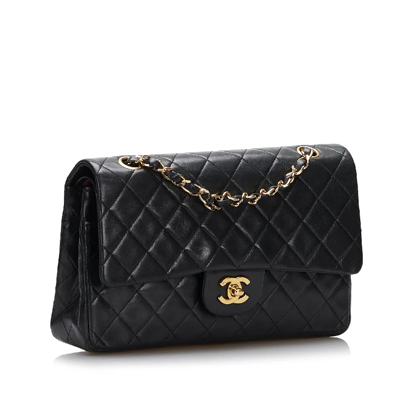 Chanel Handbag with Adjustable Strap for ComfortChanel Medium Classic Lambskin Double Flap (8yIQ3v)