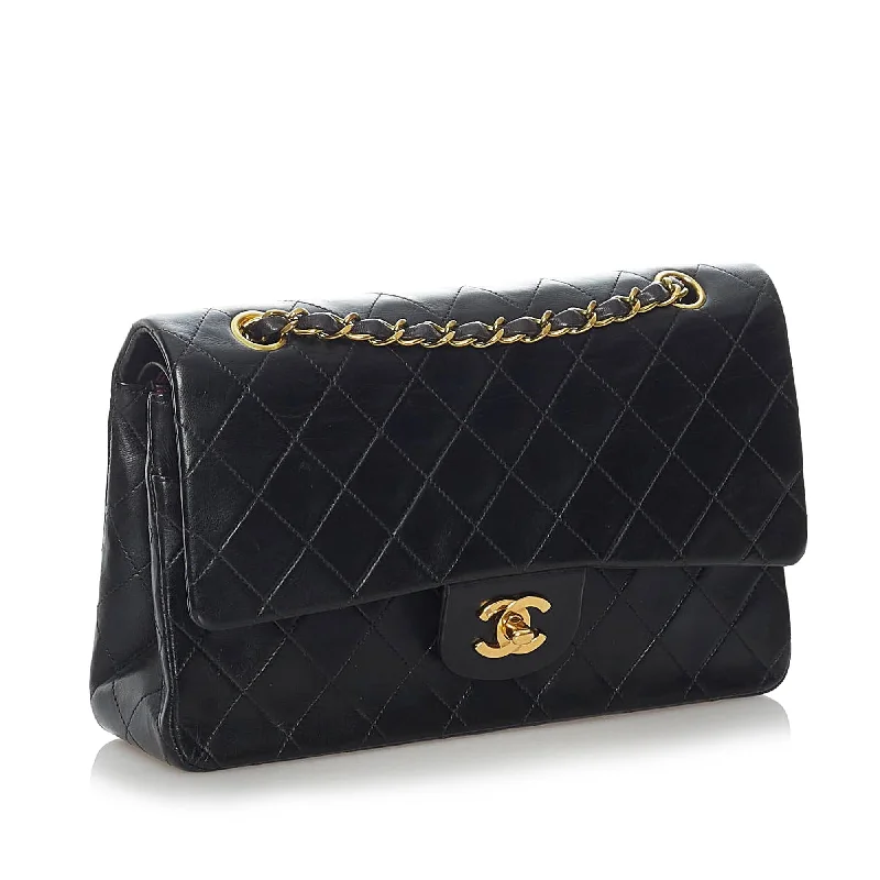 Chanel Luxury Handbag for High - End EventsChanel Medium Classic Lambskin Leather Double Flap Bag (35107)