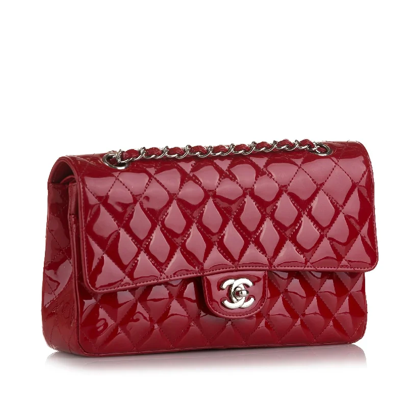 Chanel Colorful Handbag for Spring OutfitsChanel Medium Classic Patent Double Flap (DGBZhw)