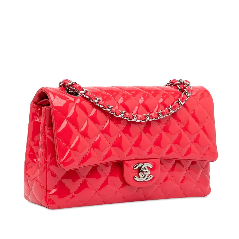 Chanel All - Match Handbag for Versatile StylingChanel Medium Classic Patent Double Flap (GlJ0xg)