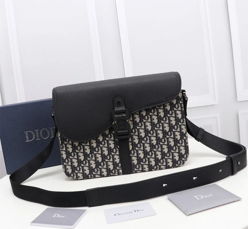 Christian Dior Saddle bags with a patent leather finish for a shiny lookChristian Dior  Bags - 2757