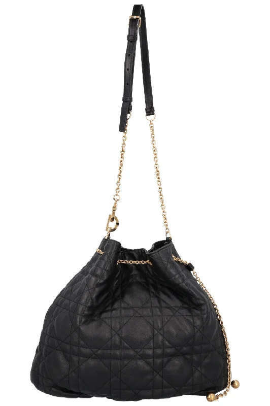 Christian Dior backpacks with a sleek, minimalist silhouetteCHRISTIAN DIOR Ammi Medium Bag Black