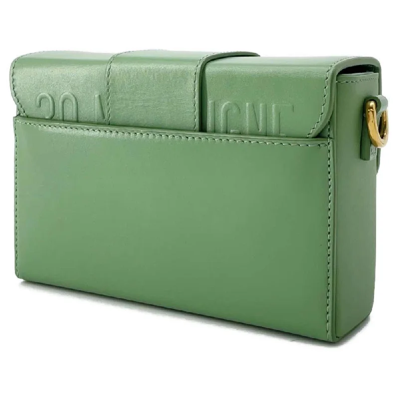 Christian Dior Saddle bags with a distressed leather finishDior 30Montaigne Shoulder Bag Green Leather