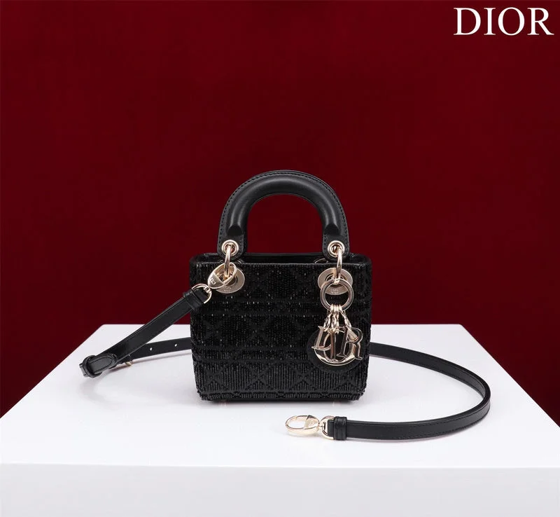 Christian Dior handbags with a back - pocket for quick storageDior Bag