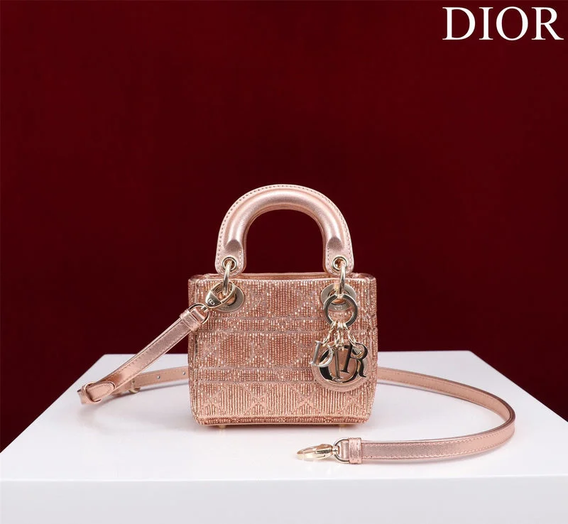 Stylish Christian Dior shoulder bags with a tassel - adorned zipperDior Bag