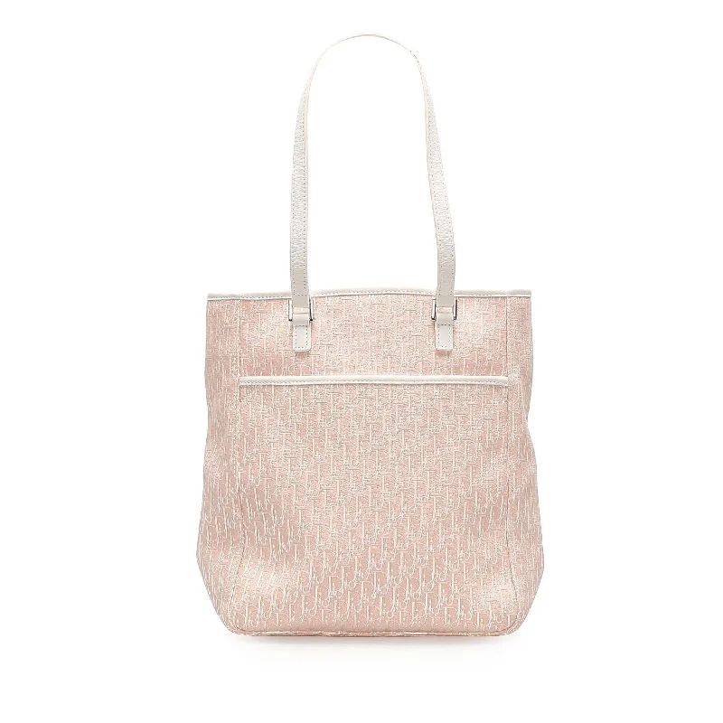 Christian Dior tote bags with a double - handle and shoulder - strap optionChristian Dior Oblique Canvas Tote Bag (14805)