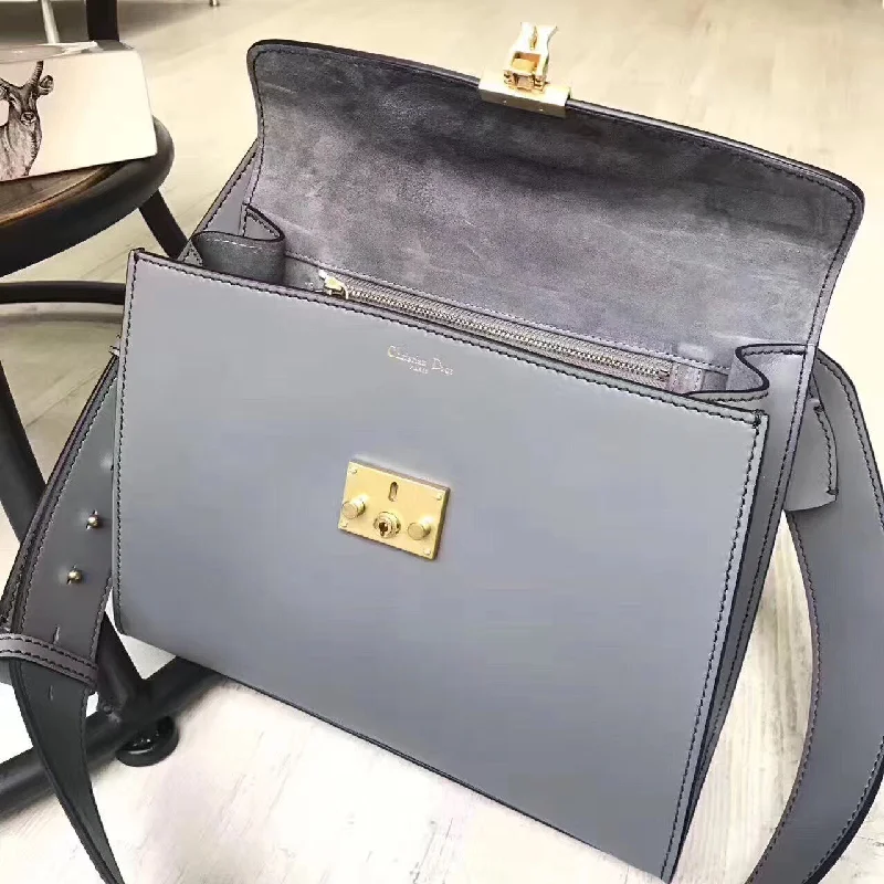 Christian Dior handbags with a removable shoulder strap for versatilityChristian DiorAddict Tote Bag In Light Blue Calfskin