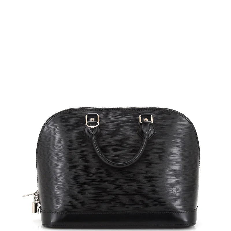 Christian Dior handbags with a snap - button closure and a decorative buckleAlma Handbag Epi Leather PM