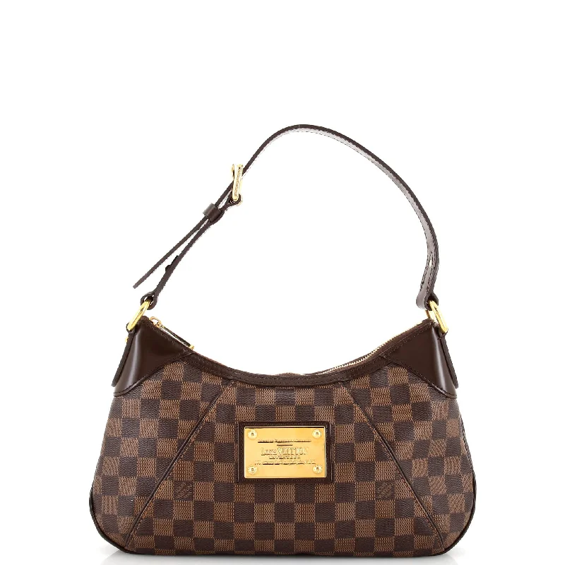 Christian Dior Saddle bags with a patent leather finish for a shiny lookThames Handbag Damier PM