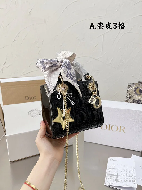 Stylish Christian Dior shoulder bags with a tassel - adorned zipperWF - Dior Bags - 259